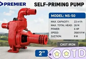 Premier NS-50 Pump ya Maji ya Kujichimbua 2"