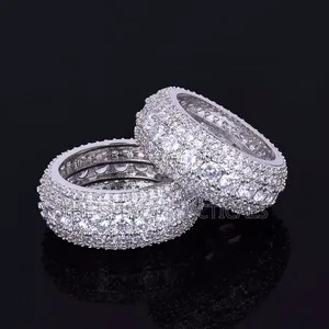 Iced Out Cuban Link Rings - Hip Hop Fashion