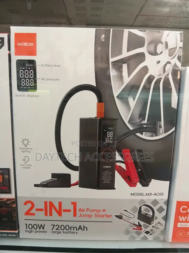 MOXOM MX-AC05 2-in-1 Air Pump & Jump Starter - 1