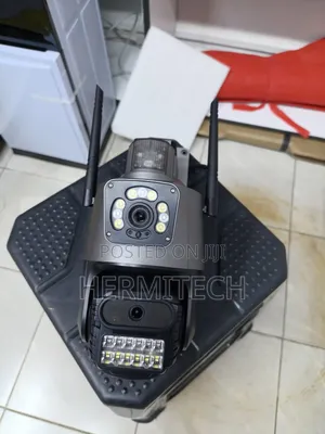 Dual Lens 4G CCTV with Alarm Siren