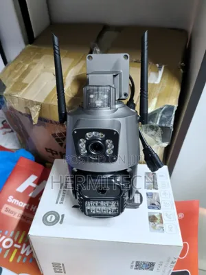 Kamera Mpya ya CCTV ya V380Pro 4G Dual Lens yenye Siren