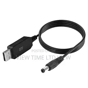 USB to DC 12V Power Supply Cable 1m