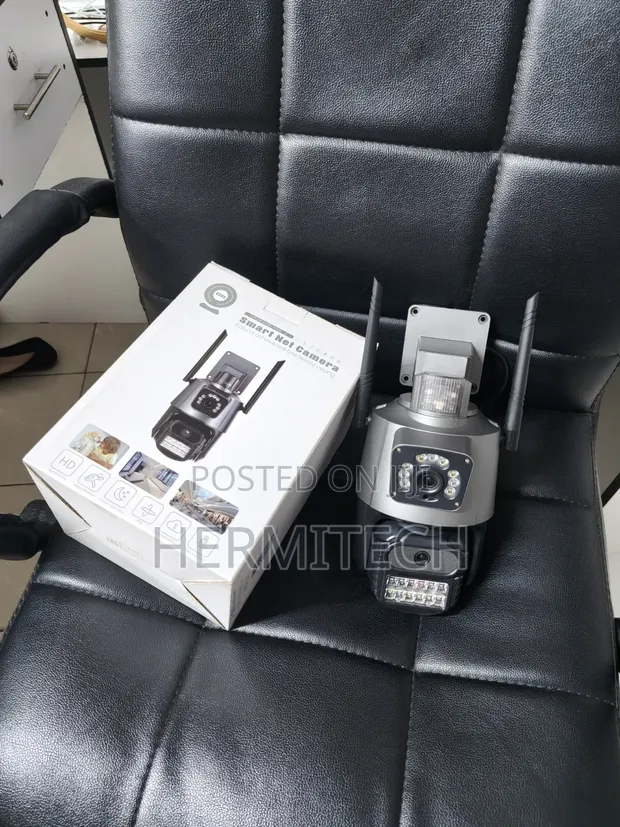 Smart Dual Lens 4G CCTV Camera yenye Alarm - 1