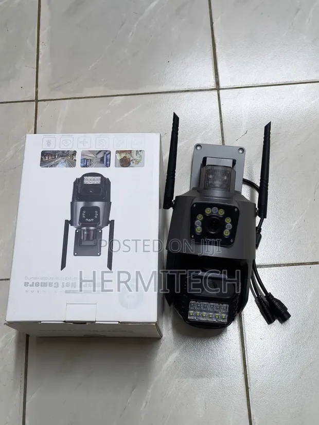 Kamera ya CCTV ya 4G yenye Lensi Mbili kwa Ulinzi Mpana - 1