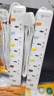 Prime Power 5-Way Extension Cable with 2 USB Ports - 1