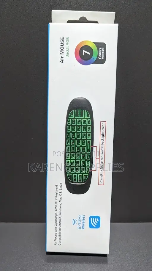 Air Mouse with RGB Backlit Keyboard - 1