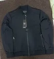 Zip Jacket Plain - Nyeusi Ya Wanaume Huber - 1