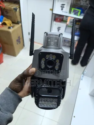 CCTV Mpya ya Umeme ya 4G yenye Lensi Mbili na Kengele