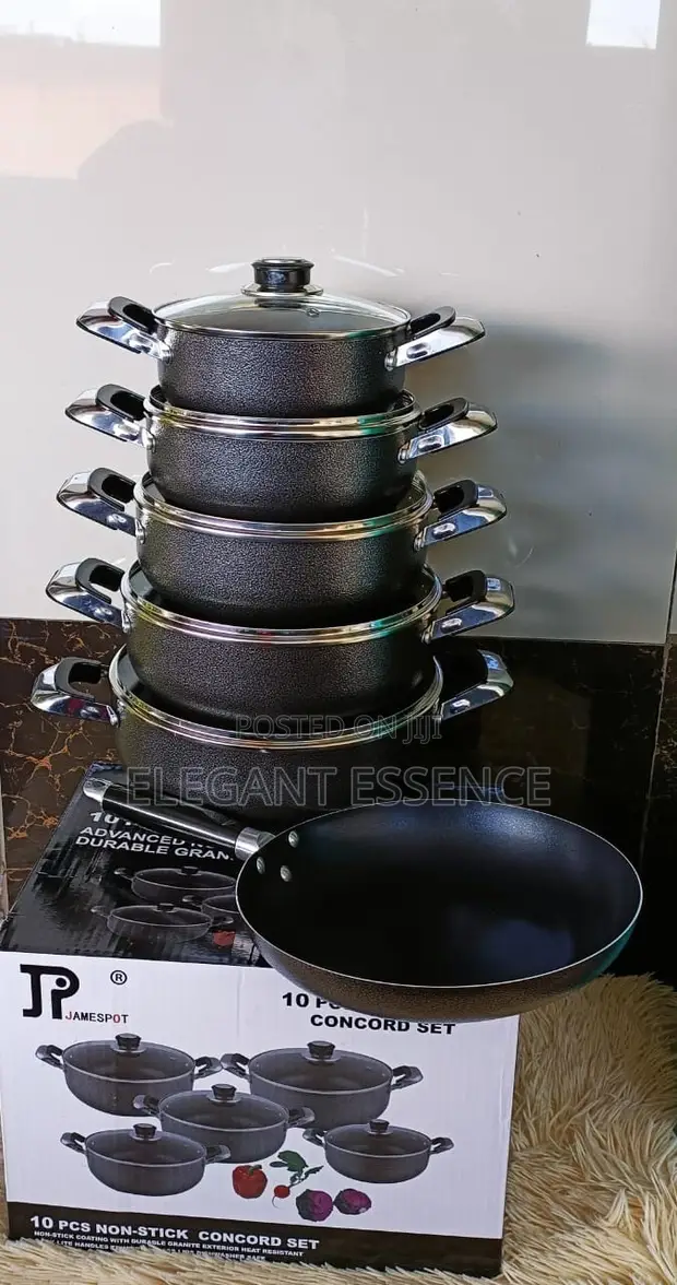 JP Nonstick Cookware Set - 11 Pieces - 1