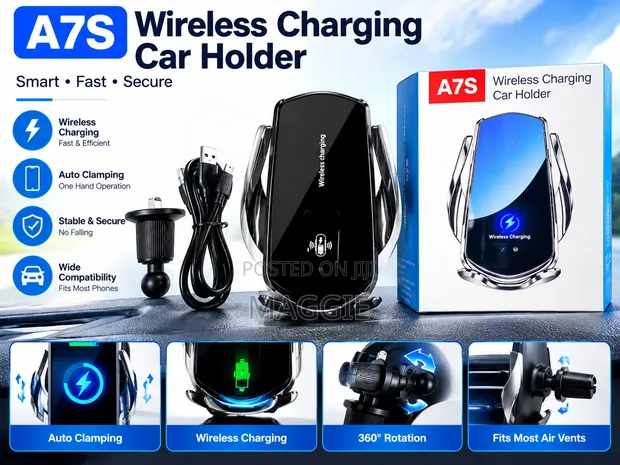 Wireless Charging Phone Holder A7S - 1