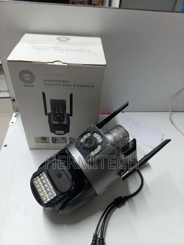 Smart 4G Dual Lens CCTV Camera kwa Usalama wa Saa 24 - 1