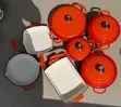 Set ya Vyombo vya Kupikia vya Enamel Cast Iron Vipande 11 - 2