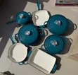 Set ya Vyombo vya Kupikia vya Enamel Cast Iron Vipande 11 - 4