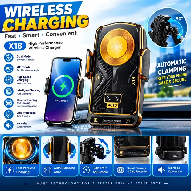 X18 Wireless Charging Phone Holder - 1