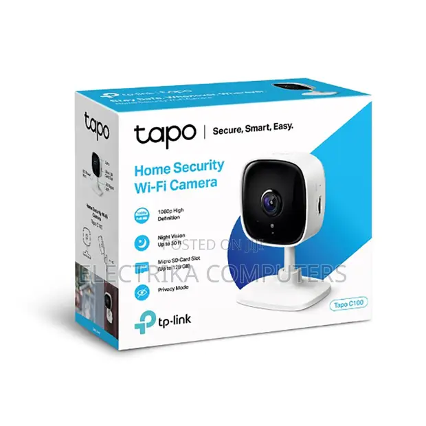TP-Link Tapo C100 Kamera ya WiFi ya Ndani 1080p Full HD - 1