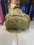 Large Capacity Weekender Bag with Fashion Accent Straps - 1