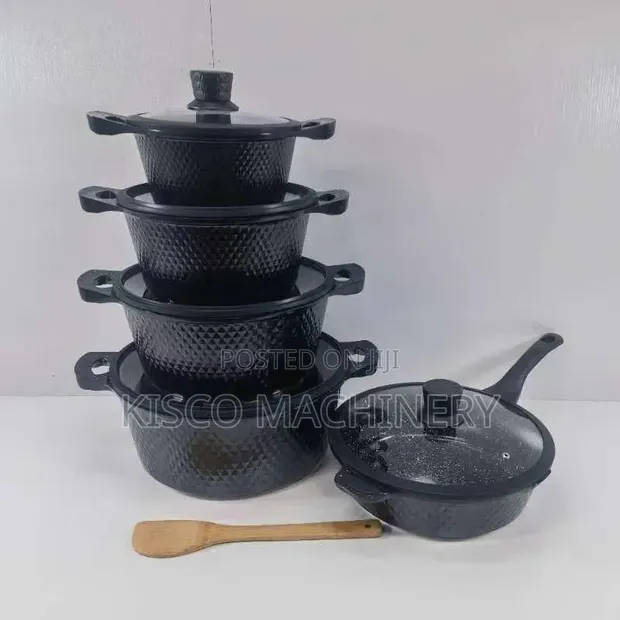 Bosch 11pc Cookware Set na Vifuniko vya Silicone - 1