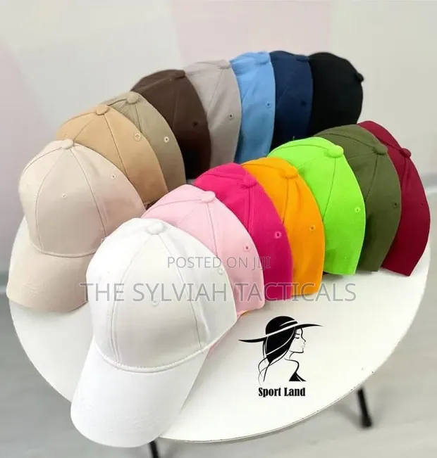 Kofia za Baseball za Ubora wa Plain kwa Branding na Printing - 1
