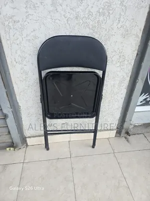 Classic Black Digital Folding Chairs (Brand New)