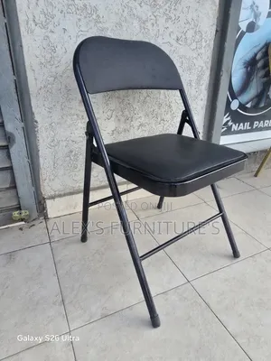 Classic Black Digital Folding Chairs (Brand New)