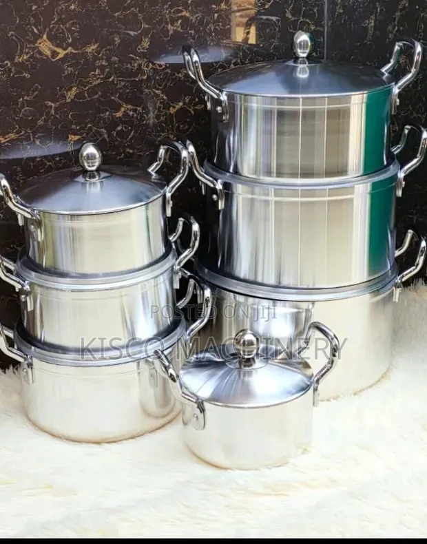 14pc Stainless Steel Cookware Set - 1
