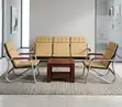 5-Seater Corporate Lobby Brown Sofa - 1