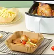 Karatasi za Air Fryer Zisazotumika - Vipande 50, 20cm - 3