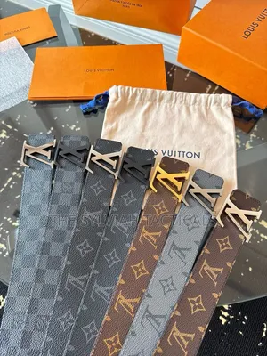 Louis Vuitton Paris Leather Belts