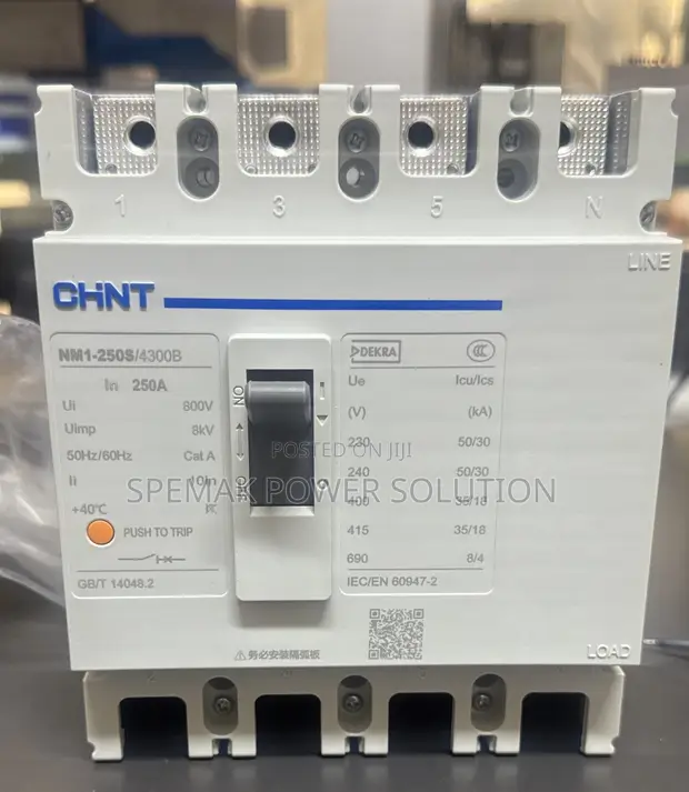 Chint 4-Pole 250A MCB - 1