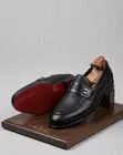Laceless Red Bottom Leather Formal Shoes for Gents - 2