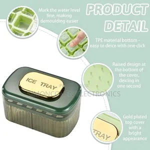 Sanduku la Multilayer 48-Grid la Kuweka Barafu na Jalada na Shovel