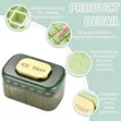 Multilayer 48-Grid Ice Cube Tray Box with Cover & Shovel - 1