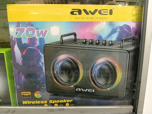 Awei KA18 70W Spika Portable ya Bluetooth ya Nje yenye Bass Nzito - 1