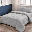 6x7 Binded Duvet Set - White & Coloured - 1