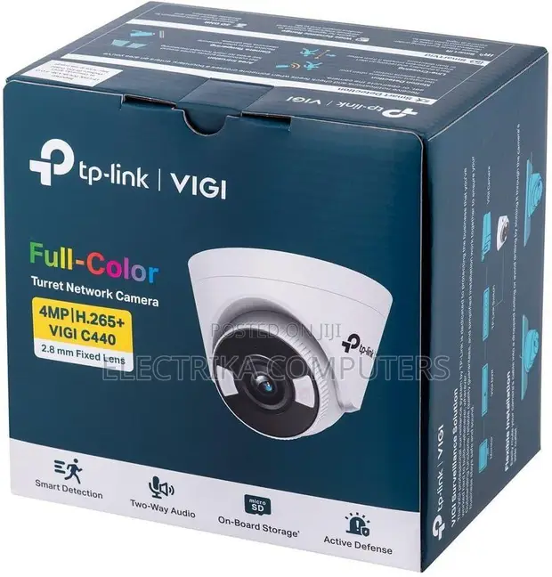 TP-Link VIGI C440 4MP Full-Color Turret Network Camera (2.8mm) - 1