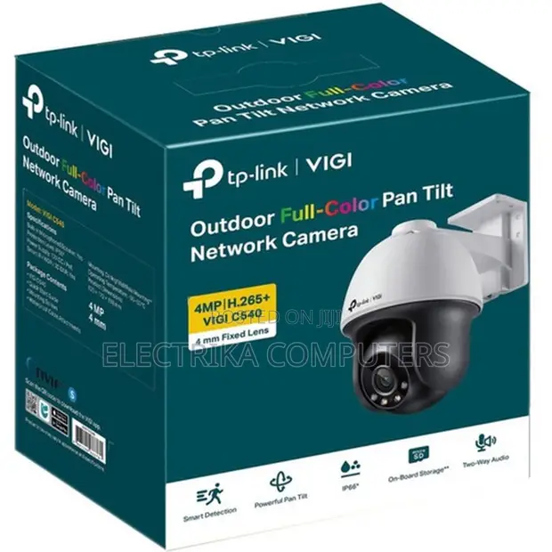 TP-Link VIGI C540 4MP Outdoor Full-Color Pan/Tilt Camera - 1