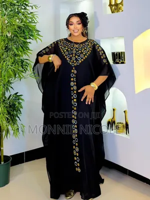Black Fashion Abaya - Design Mpya