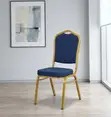 Kiti cha Mikutano cha Ofisi cha Kitambaa cha Mgeni - Bluu - 2