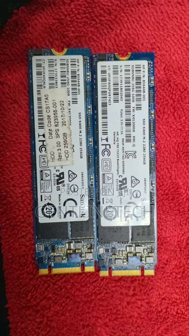 SanDisk 256GB M.2 NVMe SSD (Used) - 1
