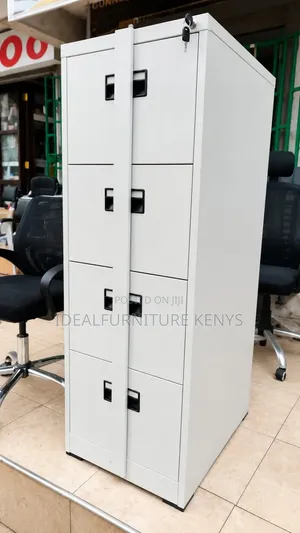 Kabati la Ofisi la Droo 4 la Metal lenye Kifungio