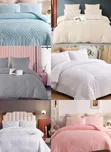 Luxury Tufted Wave Design Duvet Cover Set - 2