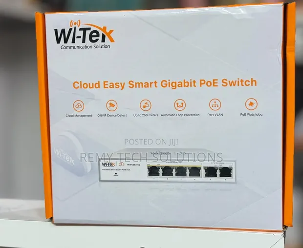 Wi-Tek Wi-Pces306g Cloud Easy Smart PoE Switch - 1