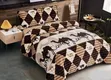 Honey G Duvet Set ya Kifahari ya Maua ya Pamba (4pcs) - Hadi 6x7 - 3