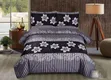 Honey G Duvet Set ya Kifahari ya Maua ya Pamba (4pcs) - Hadi 6x7 - 4