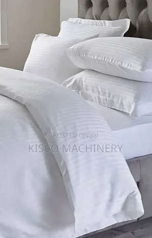 6pc White Duvet Cover Set - Luxury Pintuck