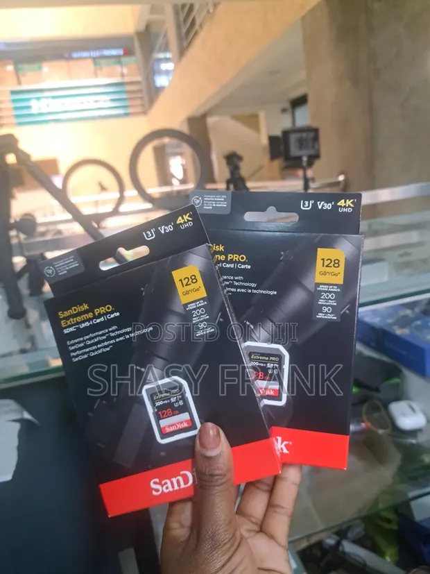 Kadi ya SD SanDisk Extreme Pro 128GB - 1