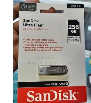 256GB Sandisk Ultra-Flair USB 3.0 Flash Drive