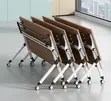 Brown Foldable Training Table - 1