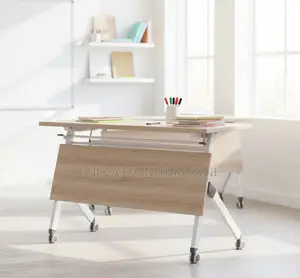 Brown Foldable Training Table