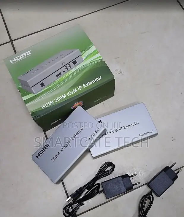 KVM Extender 200M Kupitia CAT6 Ethernet na USB Extension - 1